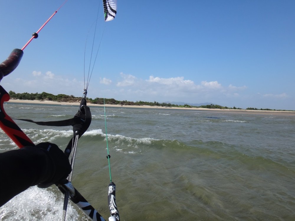 the 3 hills the great views and the kitesurfing in Vietnam