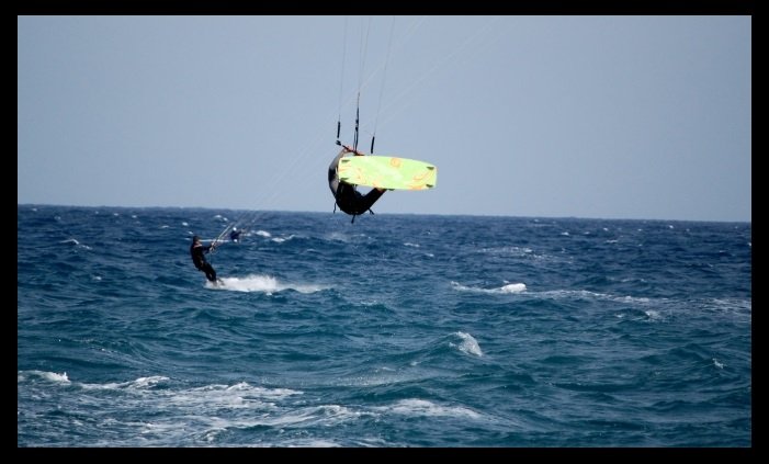 Kitesurfing lessons vietnam com the wind is enough for a jump keeping the kite upwards