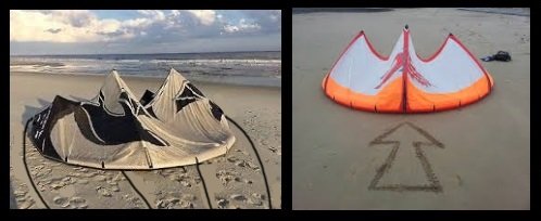 Forberedelse av kite og forbindelsene til linjene Vietnam kitesurfing