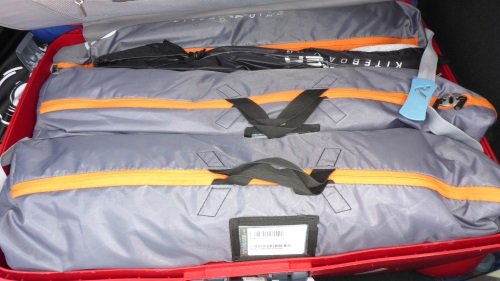 3 flysurfer kite foils 15-12 and 8 meters