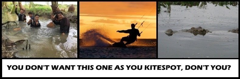 beware where you choose to kitesurf