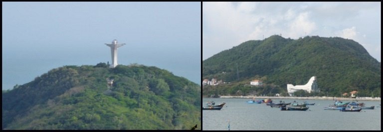 vung tau hills Ho May and Jesus Statue