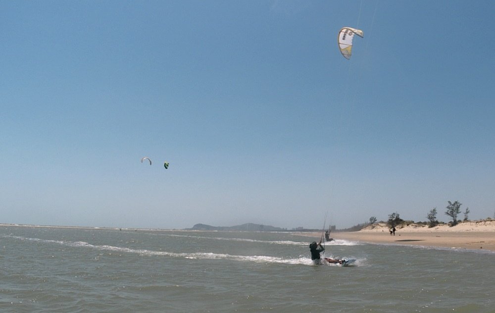 13 kitesurfing en Vung Tau - momento de parar