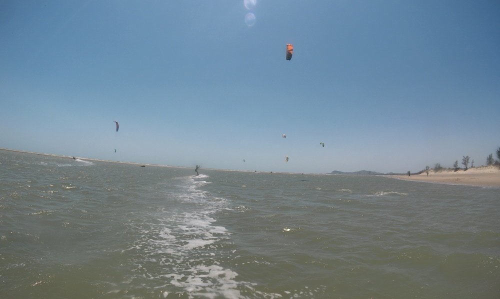 8 kitesurfing en Vung Tau - hora de volver atras