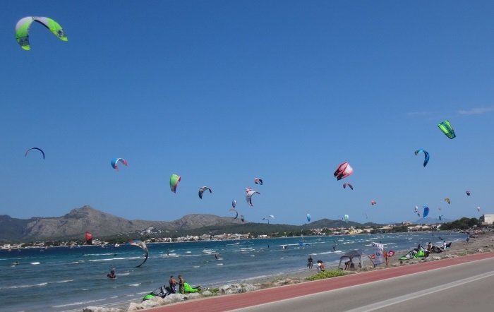 1 Sa Marina Mallorca kite zone Pollensa Bay