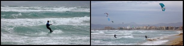 1 kitesurf en Can Pastilla