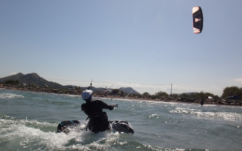 25 clases de kite segundo dia de curso Mallorca