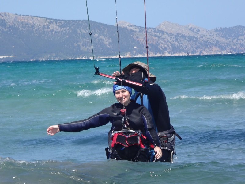 5 curso Polaco kitesurfing Mallorca