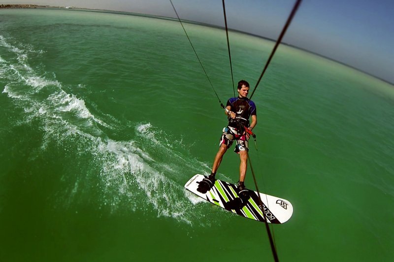 Kitesurf en Vung Tau playa de Bai Sau kitesurf race board