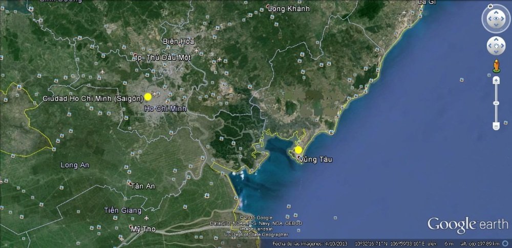 karta över vung tau bästa drake strand i vietnam november kite safari