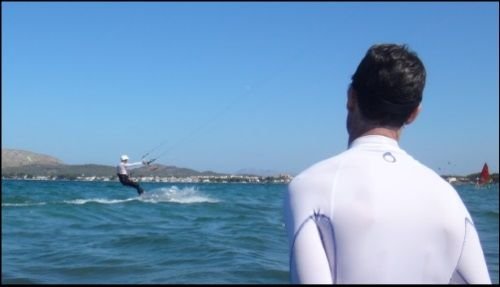 Somebody should preferably keep an eye on you while you are kitesurfing