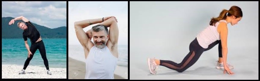 stretching before and after your kitesurfing session