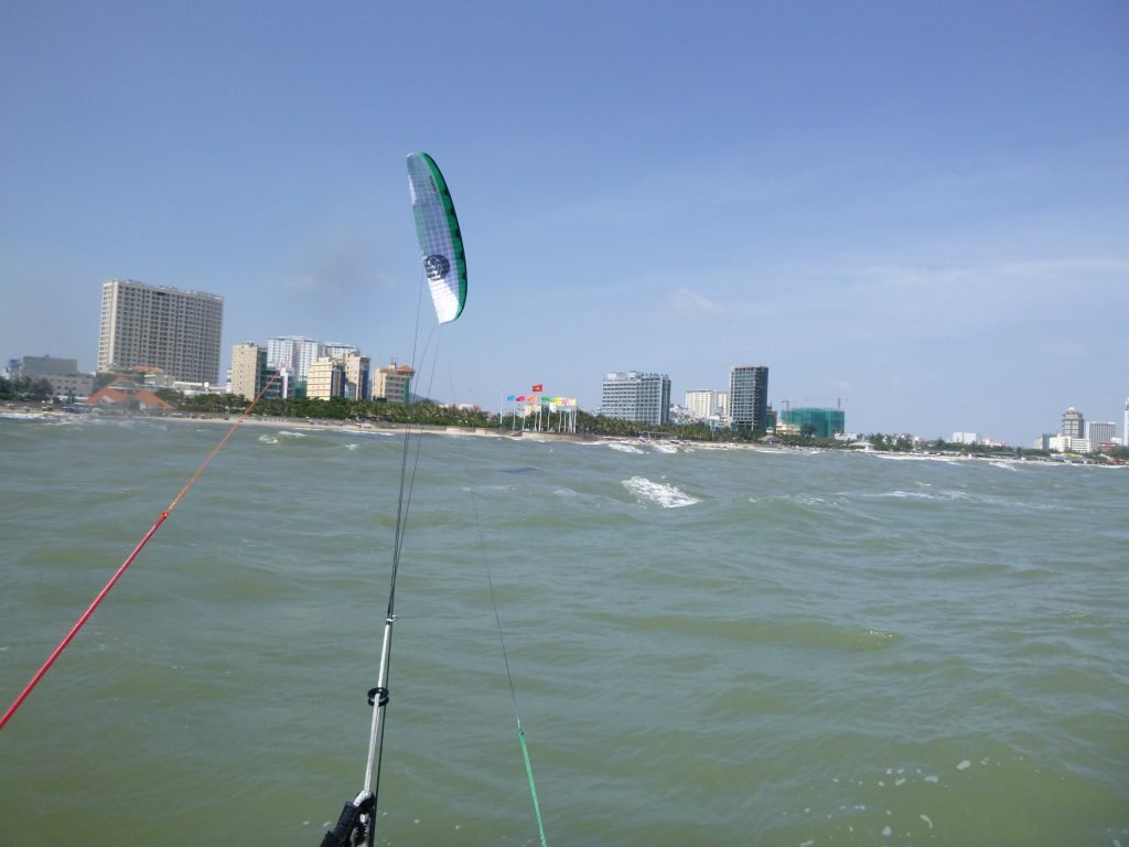 nearest kitesurfing spot to Ho Chi Minh city - Vung Tau beach