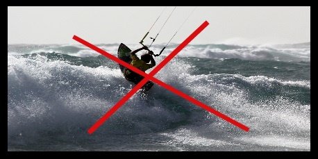 sóng vỡ không có bài học lướt ván diều